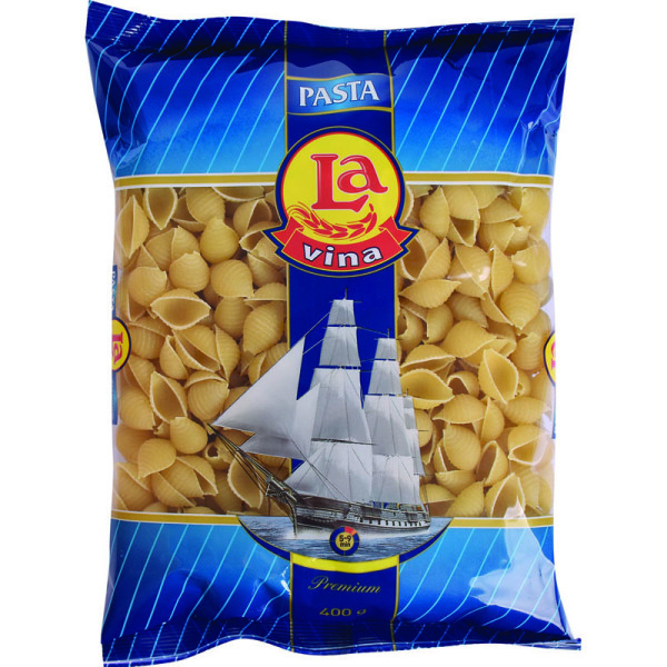 Makaroni LA VINA gliemež 0.4KG
